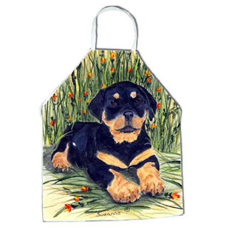 Carolines Treasures Rottweiler Apron - 27 H x 31 W in. SS8107APRON