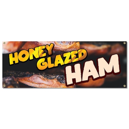 Signmission Honey Glazed Ham, 18 Inch, Banner B-30393