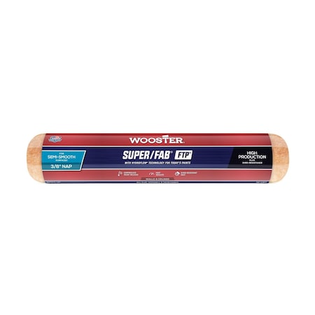 Wooster RR923 14 in. Super Fab Ftp 0.37 in. Nap Roller Cover 71497177278
