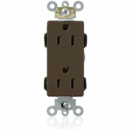 Leviton Commercial Grade Decora Receptacle, 15 Amp, 125 Volt M1626