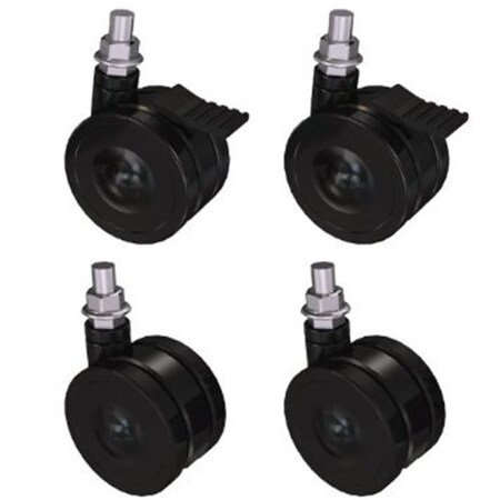Crimson Four Piece Caster Set For S46P And S46PC CAST41