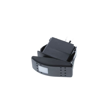 Switch Components Contura Style Rocker, 3P SPST OFF-ON, Amber LED IP56 SRD1-1A-DC-1-BAN