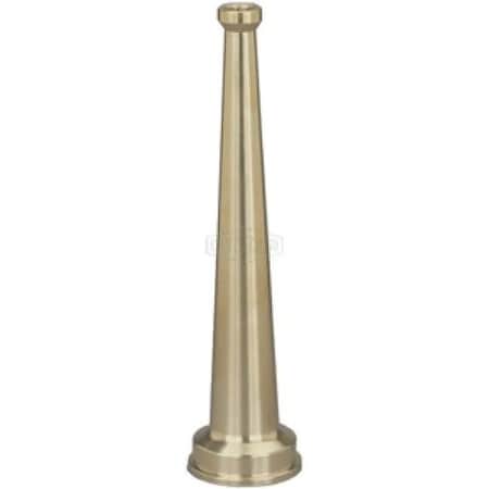 Dixon Plain Nozzle, 1 in Inlet, Brass Body, For Use with Hose BN10F