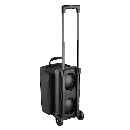 Vevor 2 Ball Bowling Bag with Wheels Double Roller Bowling Bag with Shoe Compartment ZL-YDB-0098-001