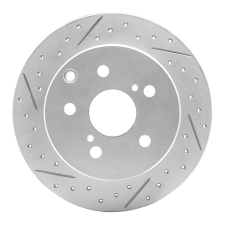 Dynamic Friction Co DFC Geoperformance Rotor - Drilled and Slotted 830-76134L