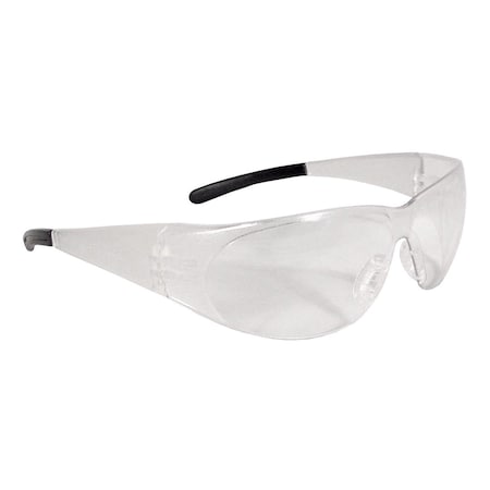 Radians Safety Glasses Clear Lens, Clear Frame, No LL0010ID