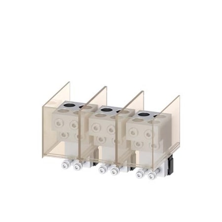 Siemens circular conduc. terminal TA6.3 4 x 1/0500 kcmil for 100% rated circuit 3VA9773-0JM43
