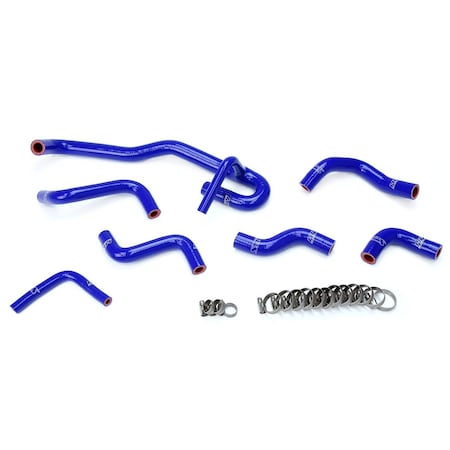 Hps Performance High Temp Reinforced Silicone Heater Coolant Hose Kit, Blue,  57-2190-BLUE