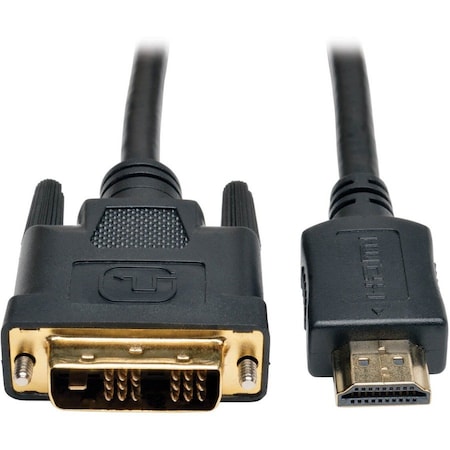 Tripp Lite HDMI to DVI Cable, HDMI, DVI-D M/M, 36ft P566-016