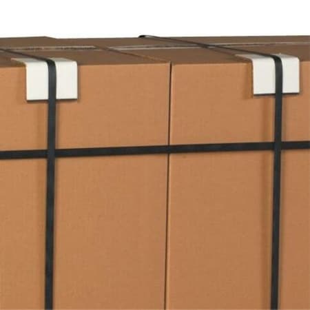 Partners Brand Strapping Protectors, .160, 2" x 2" x 3", White, PK1000 SP223160