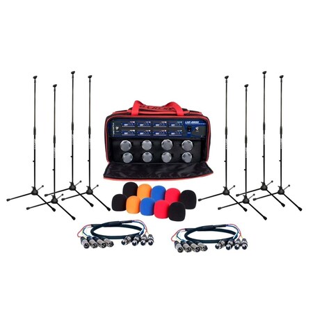 Plugit 8 Channel UHF Wireless Microphone Satellite Radio PL563066