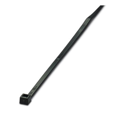 Phoenix Contact Cable Tie, 140 mm L, Black, Polyamide 6.6, 130 N Strength, Heat Stabilized 3240783