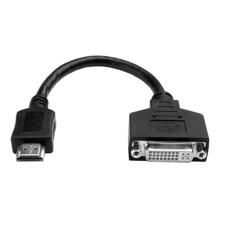 Tripp Lite 8IN HDMI TO DVI CABLE ADAPTER CONVERTER HDMI MALE TO DVI-D FEMALE 8INCH P132-08N