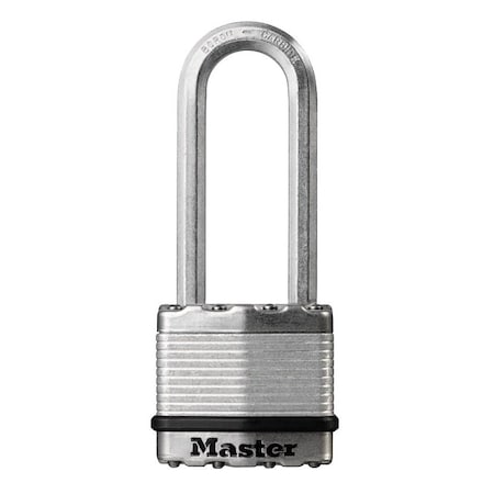 Master Lock Magnum Series Padlock, Keyed Different Key, 516 in Dia Shackle, 212 in H Shackle, Zinc M1XKADLJ