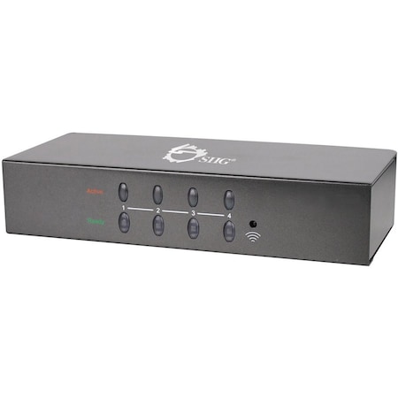 Siig Shares A Vga Display And Speakers Between 4 Vga Sources CE-VG0H11-S1