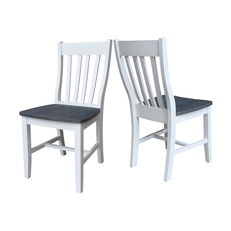 Whitewood Industries Set of Two Cafe Dining Chairs CI05-61P