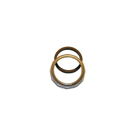 Larsen Supply Co. Slip Joint Nut With Washer, Chrome-Plated, 1-1/2-In. 03-1835