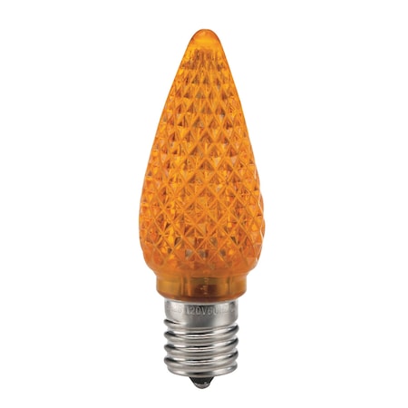 Bulbrite 0.6W LED C9 ORANGE E17 120V-25PK 862034