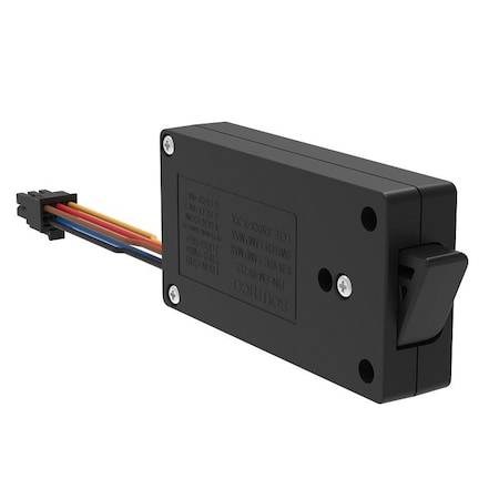 Southco Miniature Electronic Slide Bolt, Side Mount, With Microswitch, Without Mechanical Override EM-05-21-110