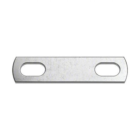 Zoro Select U-Bolt Mounting Plate, 2 3/8 in L, PK5 UBMP5