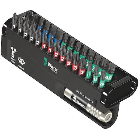 Wera Bit-Check 30 Impaktor 2, 30 pieces 5057697001