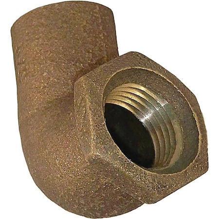 Epc Pipe Elbow, 12 x 34 in, Sweat x FIP, 90 deg Angle, Copper 10159202/10156792