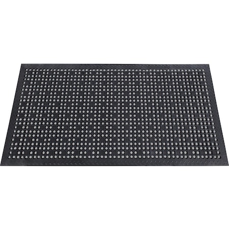Genuine Joe Genuine Joe Indoor Mat, Black, 36 in W x 60 in L GJO01705