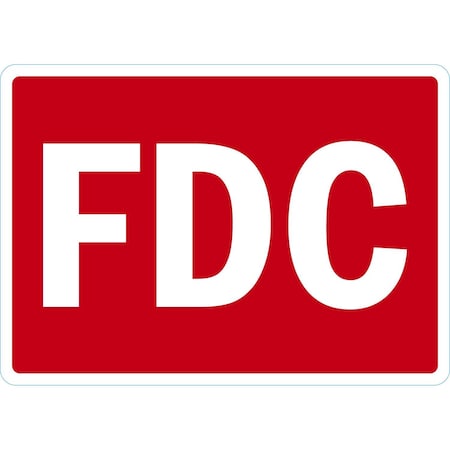 Lyle Sign, FDC, Reflective Aluminum, 14x10 U1-1101-RA_14x10