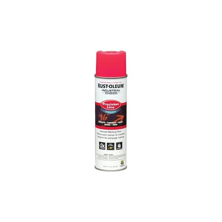 Rust-Oleum Inverted Marking Paint - Fluorescent Pink, Water, 17 Oz, 12PK 1861838