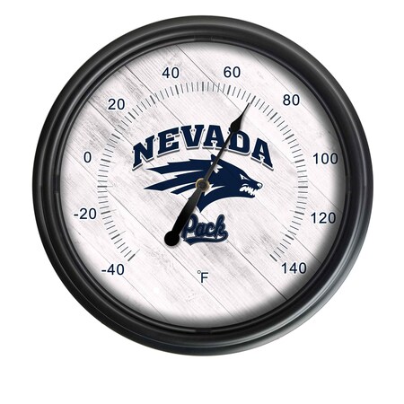 Holland Bar Stool Co University of Nevada Indoor/Outdoor LED Thermometer ODThrm14BK-08NevaUn