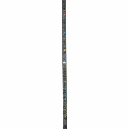 Eaton Universal-Input Metered PDU G4, 208V and 415/240V, 42 Outlets, Input Cable Sold EVMIGU23X