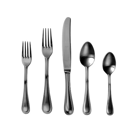 Mepra Perla Ice Black Gold Flatware  Set - 20 Pcs. 107622020ION