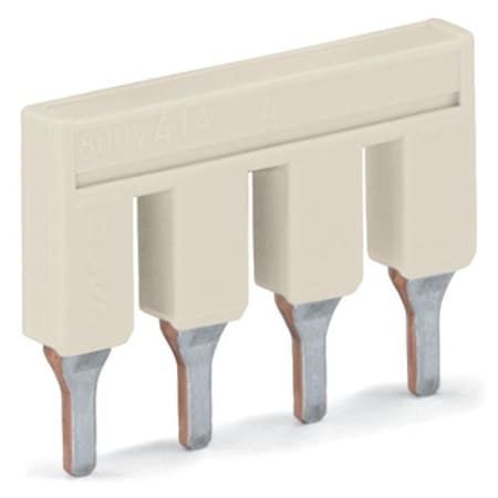 Wago Terminal Block, 1.094" L, 1.09" W, Gray 2006-404