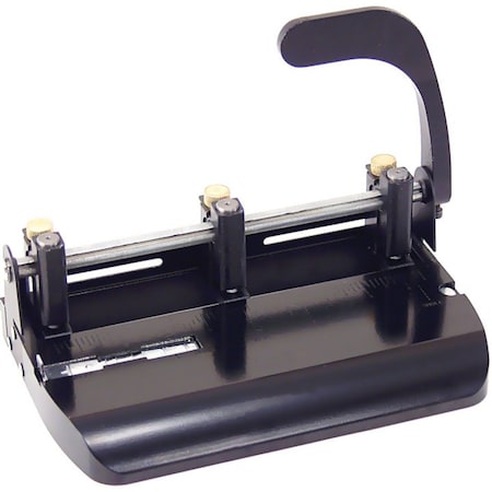 Oic Lever Handle HeavyDuty 23Hole Punch, Black OIC90078