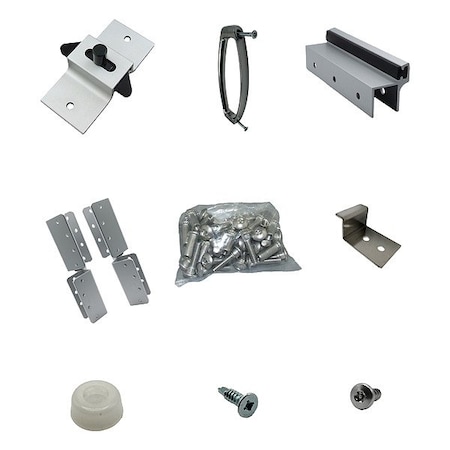Hadrian LeftHandOutswingDoorKit, Alum, AnodizdAlum 621026
