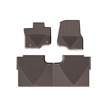 Weathertech Cocoa, Front and Rear All Weather Floor Mats WTFC345346