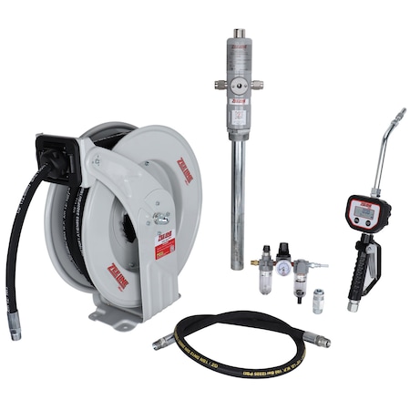 Zeeline By Milton High Flow Basic 3:1 Pump Package with Digital Dispensing Nozzle, 50 ft. Reel ZEPKG-HFB1