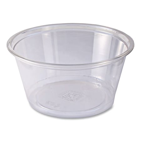 Pactiv Evergreen Recycleware Deli Containers, 5 oz, 3.6 x 2.6 x 1.8, Clear, Plastic, 1000PK 9501008