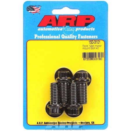 Arp 150-3101 12-Point Motor Mount Bolt Kit for Small Block Ford Windsor ARP150-3101