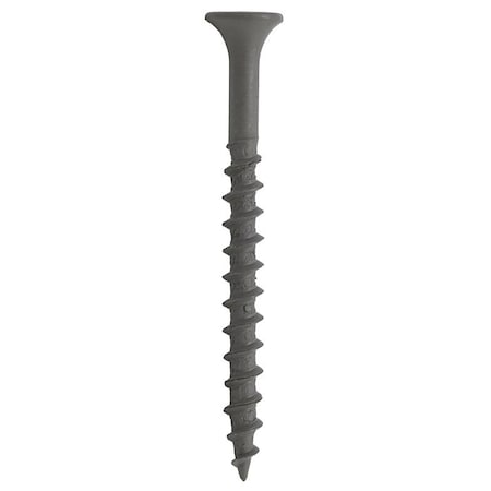 Pro-Fit ProFIT 0281159 Deck Screw, 2-1/2 in L, Coarse Thread, Bugle Head, Combo Drive, Sharp Point, Ceramic 281159