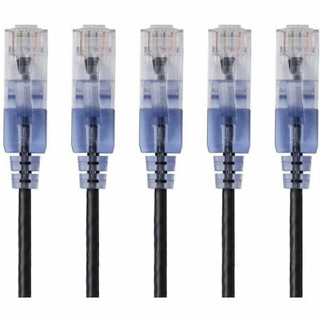 Monoprice SLIMRUN CAT6A ETHERNET PATCH CABLE - SNAGLESS RJ45_ STRANDED_ UTP_ PUR 29426
