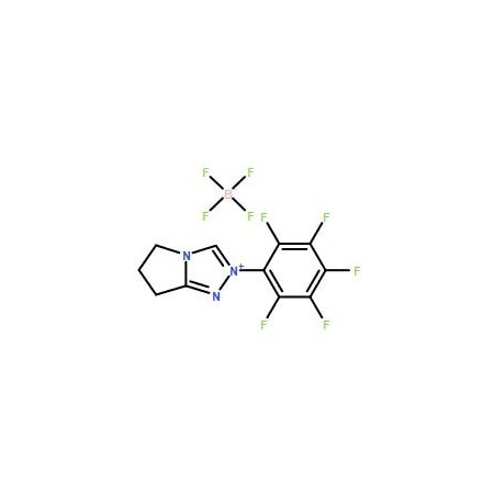 Ak Scientific 6, 7-Dihydro-2-pentafluorophenyl-5H-pyrrolo[2, 1-C]-1, 2, 4-triazolium tetrafluoroborate (100mg), CAS 8 3360AH-100mg