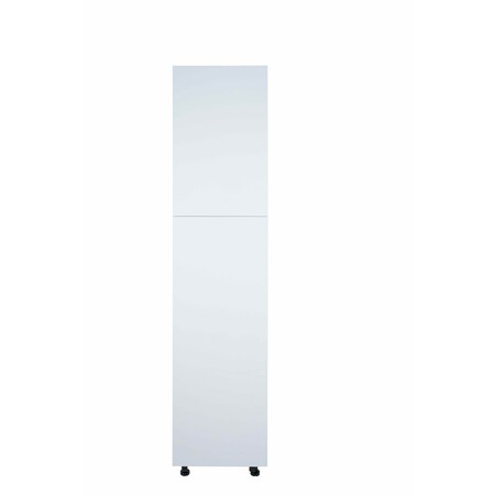 Cambridge Radiance 18 in. W x 24 in. D x 84 in. H Ready to Assemble Slab Pantry Kitchen Cabinet in White Gloss SA-TP1884-WG-KIT
