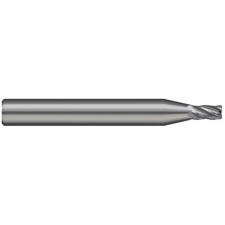 Harvey Tool Miniature End Mill-5 Flute-Corner Radius, 720045, Uncoated, .045" Cutter Diameter 720045