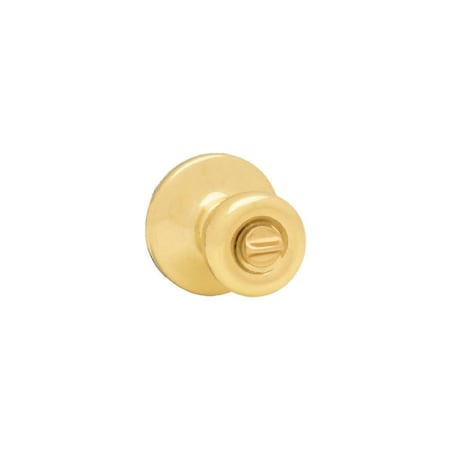 Kwikset Tylo Polished Brass Bed/Bath Door Knob 300T3SCALSCSV1