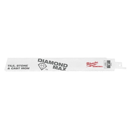 Milwaukee Tool SAWZALL THE TORCH Diamond Grit Blade 9" 48-00-1450
