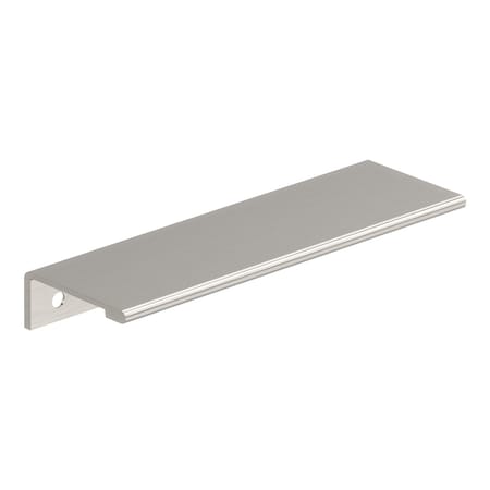 Amerock Streamline II 5 inch (127mm) Length Satin Nickel Cabinet Edge Pull, 10PK 10VMP37193G10