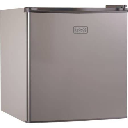 Black & Decker Compact Refrigerator Energy Star Single Door Mini Fridge with Freezer, 1.7 Cubic Ft., VCM BCRK17V
