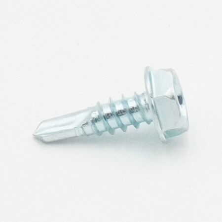 Malco Self-Drilling Screw, #3 x 5/8 in, Steel Flange Hex Head External Hex Drive, 500 PK BT142T