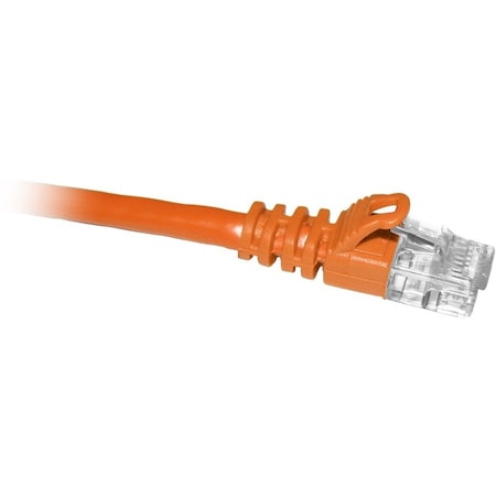 Enet Cat6 Orange 8 Foot Patch Cable w/ Snagless Molded Boot (Utp) C6-OR-8-ENC
